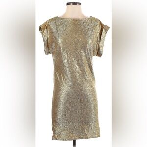 TFNC London Gold Cocktail Dress